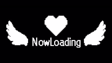 Pixel-heart-angel-loading-Text-animation-1080p---30-fps---Alpha-Channel
